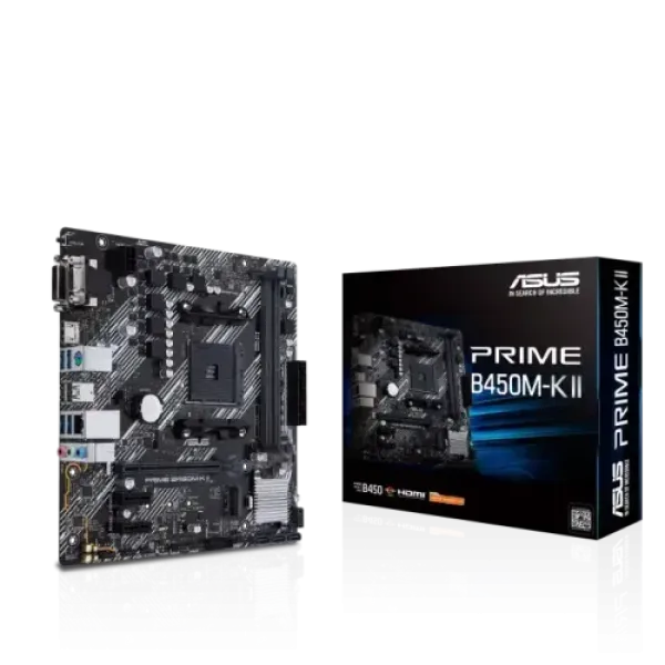 Asus PRIME B450M-K II DDR4 AMD AM4 micro ATX DDR4 Motherboard